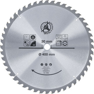 BGS Do it yourself HM cirkelzaagblad - Ø 400 x 30 x 3,4 mm - 48 tanden