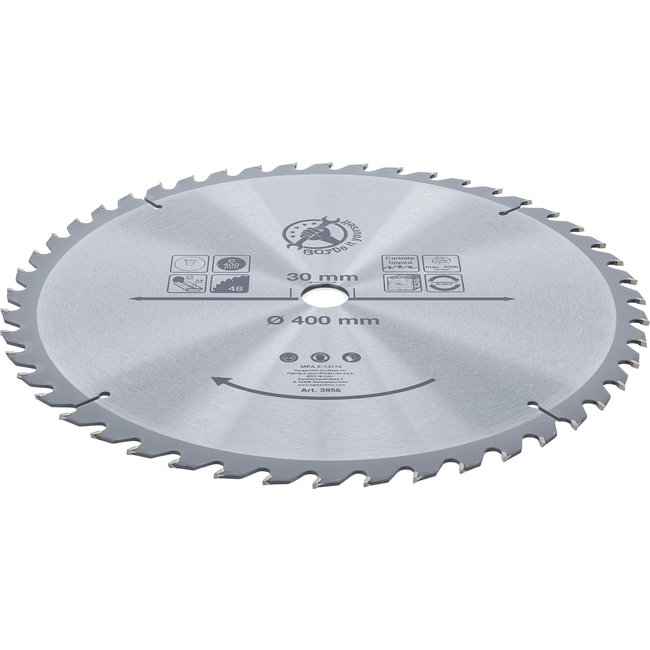 BGS HM cirkelzaagblad - Ø 400 x 30 x 3,4 mm - 48 tanden