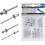 BGS Do it yourself Popnagel assortiment - Ø 2,4 t/m 4,8 mm - 100 delig
