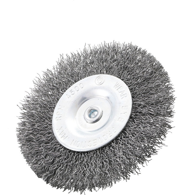 BGS Schijfborstel - staaldraad - 6mm as - Ø 100 mm