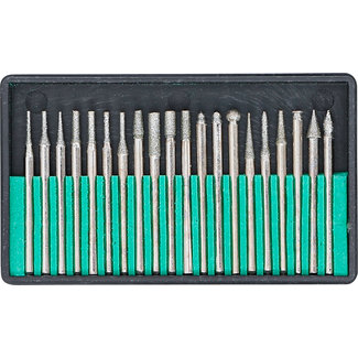 BGS technic Diamant slijp- en freesgereedschap 20 delig