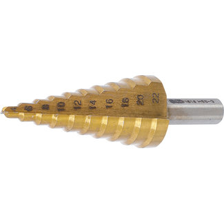 BGS technic Trappenboor titanium gecoat Ø 4 - 22 mm