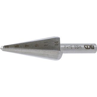 BGS technic Hoge prestatie plaatboor maat 1, 3 - 14 mm