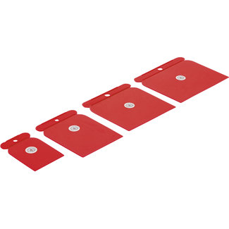 BGS Do it yourself Japans plamuurmesset kunststof 50 / 80 / 100 / 120 mm 4 delig