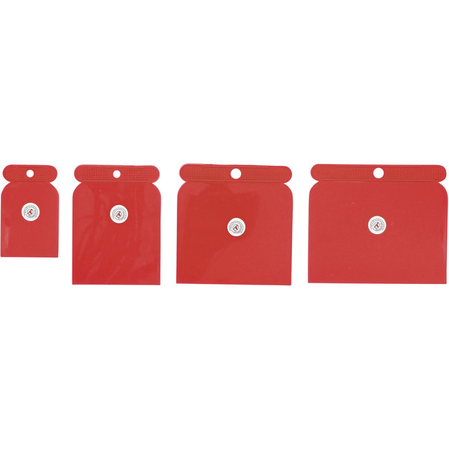 BGS Japans plamuurmesset kunststof 50 / 80 / 100 / 120 mm 4 delig