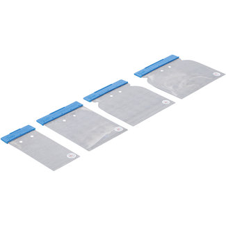 BGS Do it yourself Japans plamuurmesset verenbandstaal 50 / 80 / 100 / 120 mm 4 delig