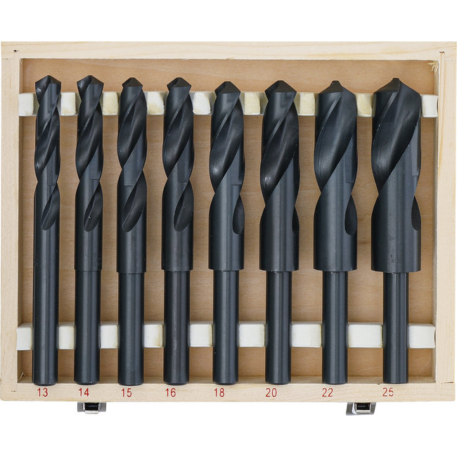 BGS HSS-borenset - 13 t/m 25 mm - 8 delig