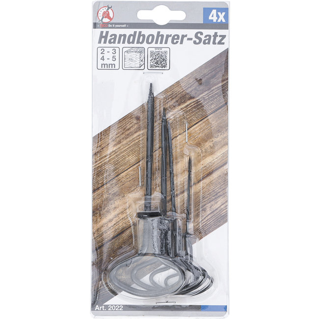 BGS Fretboorset - 2 t/m 5 mm - 4 delig