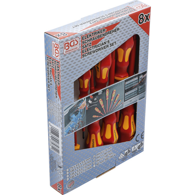 BGS VDE schroevendraaierset 8 delig