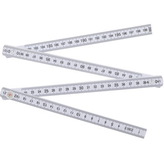 BGS Do it yourself Duimstok - 10 delen - 2 meter