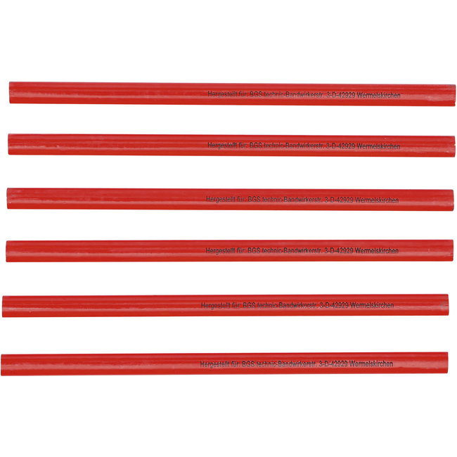 BGS Timmermanspotloodset 250 mm, 6 delig