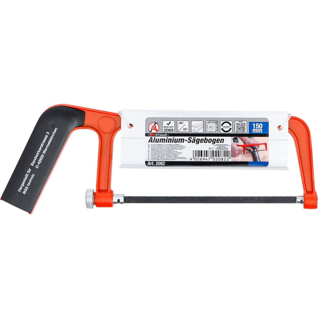 BGS Aluminium zaagbeugel met versteklade en zaagblad, 150 mm