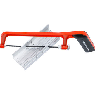 BGS Do it yourself Aluminium zaagbeugel met versteklade en zaagblad, 150 mm