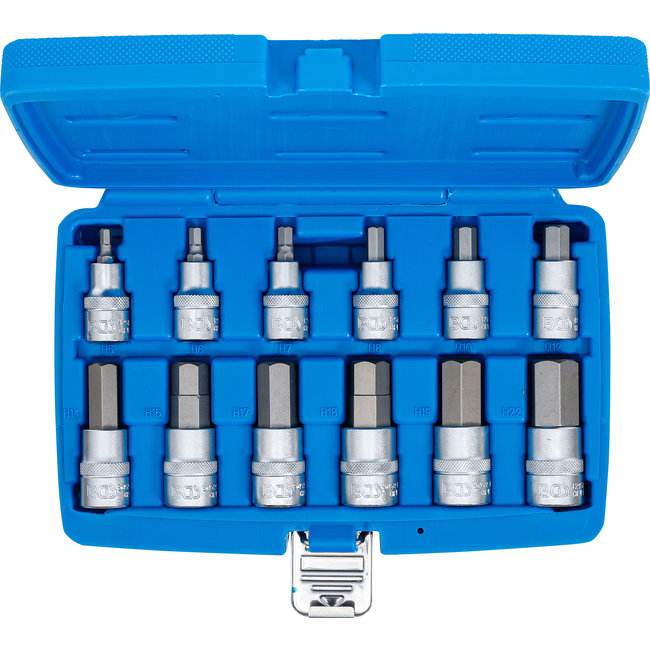 BGS Dopsleutelbitset 1/2" INBUS - 5 t/m 22 mm - 12 delig