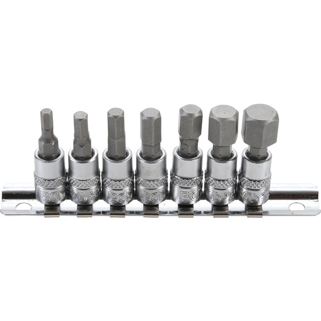 BGS Dopsleutelbitset - 1/4" - INBUS 4 t/m 12 mm - 7 delig