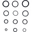 BGS O-ring-assortiment Ø 5 - 20 mm, 50 delig