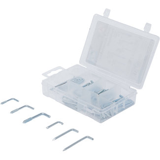 BGS Do it yourself Assortiment stalen haken 48 delig