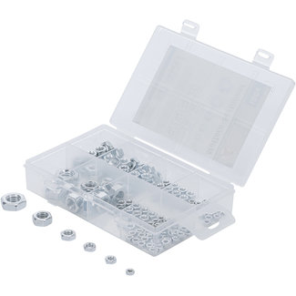 BGS Do it yourself Assortiment moeren M3 - M10, 150 delig