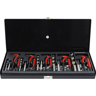 BGS Do it yourself Schroefdraad reparatieset - M5 t/m M12 - 130 delig