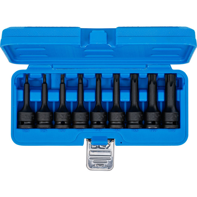 BGS Krachtdoppen set 1/2", Torx T20 - T70, 9 delig