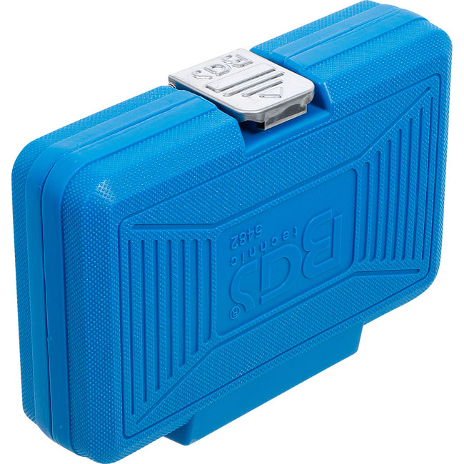 BGS Krachtdoppen set 1/2", veeltand (voor XZN) M4 - M16, 9 delig