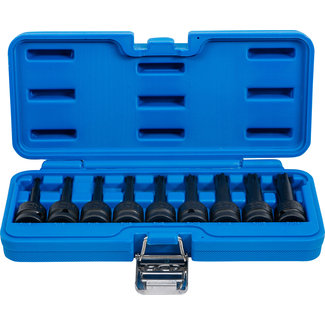BGS technic Krachtdoppen set 1/2", wigprofiel (voor RIBE) M5 - M14, 9 delig