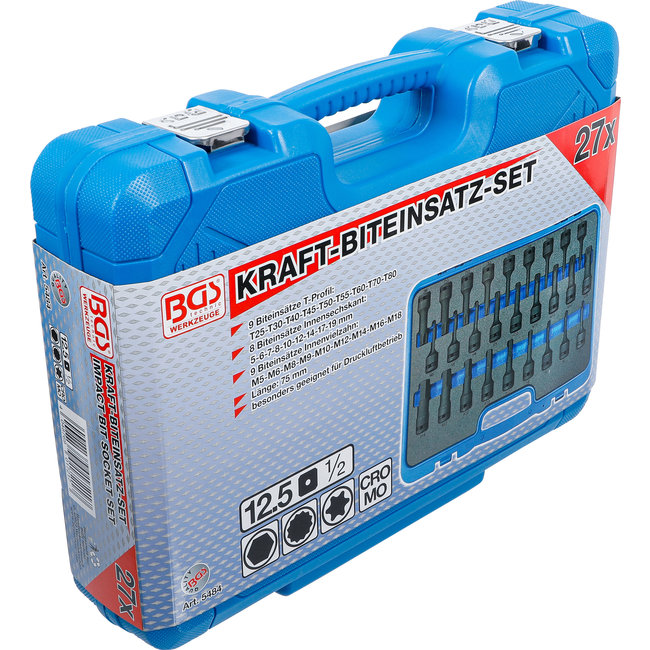 BGS Krachtdoppen set 1/2" 27 delig