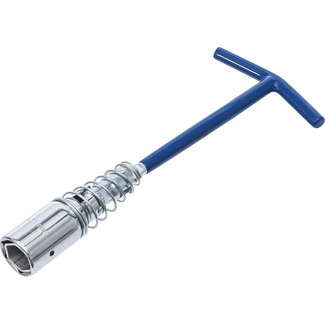BGS Do it yourself Cardan bougiesleutel met T-greep, cardanveer 16 mm / 21 mm