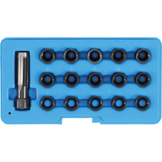 BGS technic Reparatieset voor vonk bougie schroefdraad M14 x 1,25 mm, 16 delig