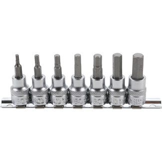 BGS technic Dopsleutelbitset 3/8" INBUS 3 - 10 mm, 7 delig