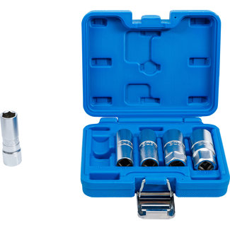BGS technic Bougiedopsleutel-set zeskant 1/2" 14 - 21 mm, 5 delig