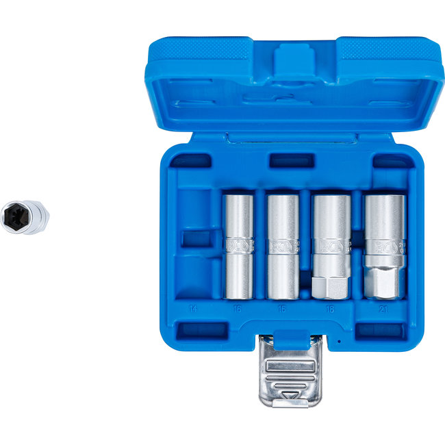 BGS Bougiedopsleutel-set zeskant 1/2" 14 - 21 mm, 5 delig