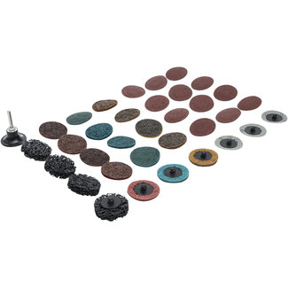 BGS technic Slijpschijf/steunschijf-set 50 mm, 35 delig