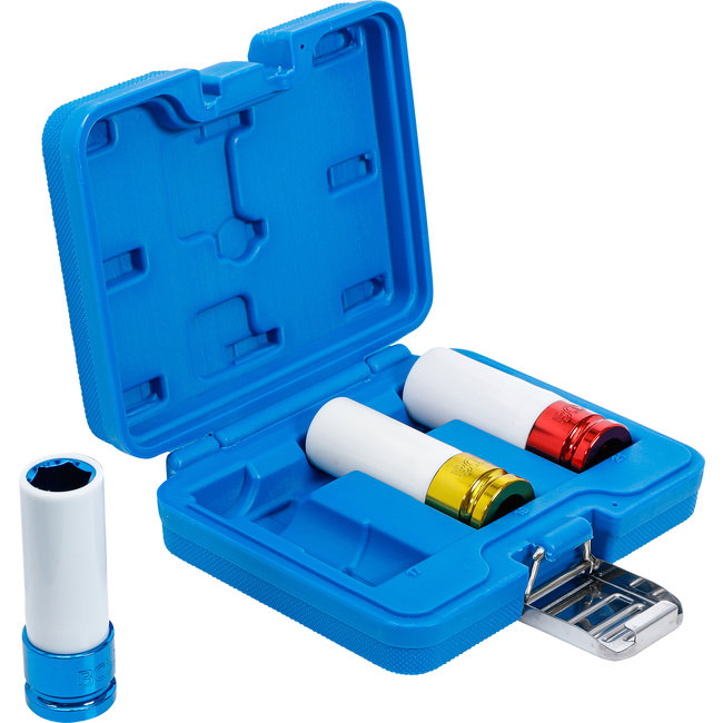 BGS Kracht wielmoerdopsleutelset - 1/2" - 17, 19 en 21 mm - 3 delig