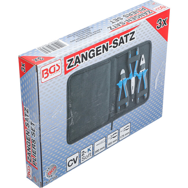 BGS Tangenset 3 delig