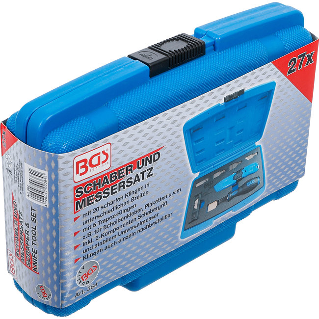 BGS Schraper- en messenset 27 delig