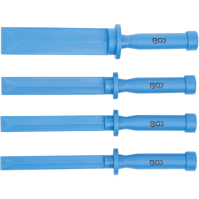 BGS Schraperset kunststof 19 - 22 - 25 - 38 mm breed, 4 delig