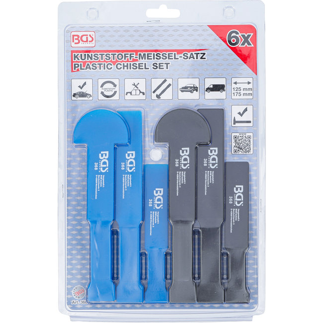 BGS Kunststof beitelset 6 delig