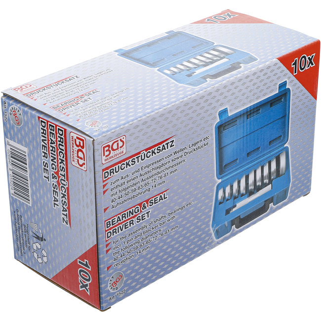 BGS Universele lager- en bustrekker-set 10 delig