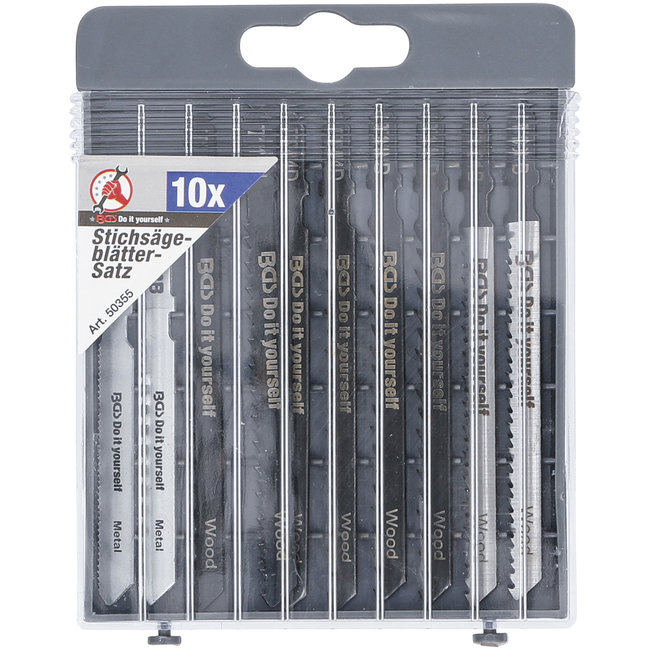 BGS Decoupeerzaagbladenset 10 delig