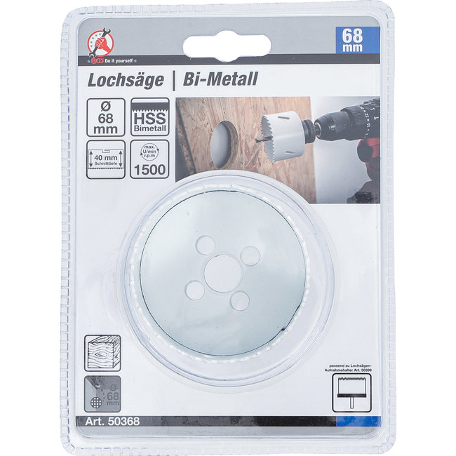 BGS Gatzaag 68 mm, diepte 40 mm