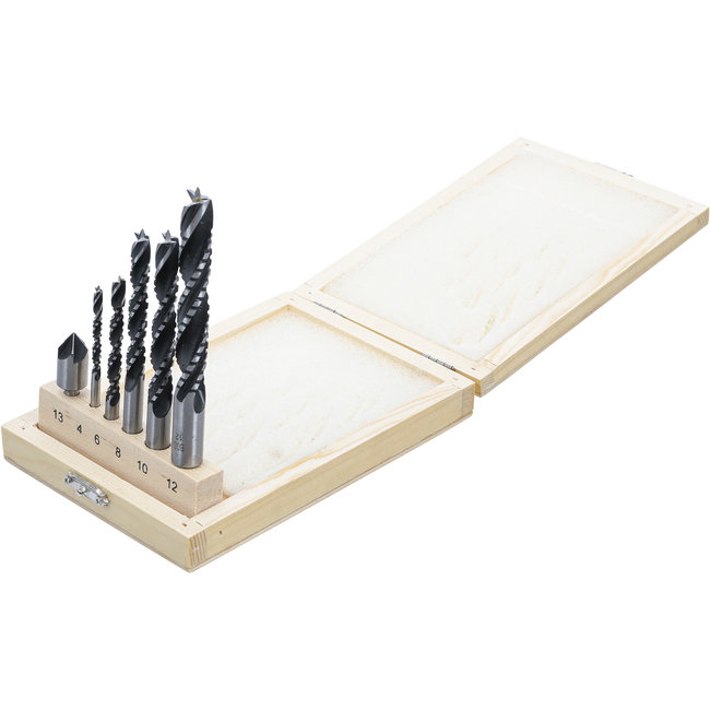 BGS Freesboren hout 4 - 12 mm,  6 delig