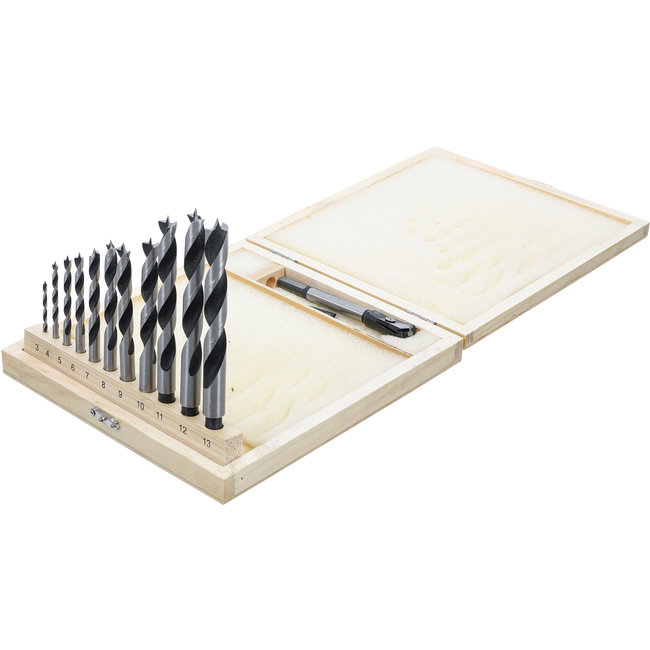 BGS Hout en centreerborenset 14 delig