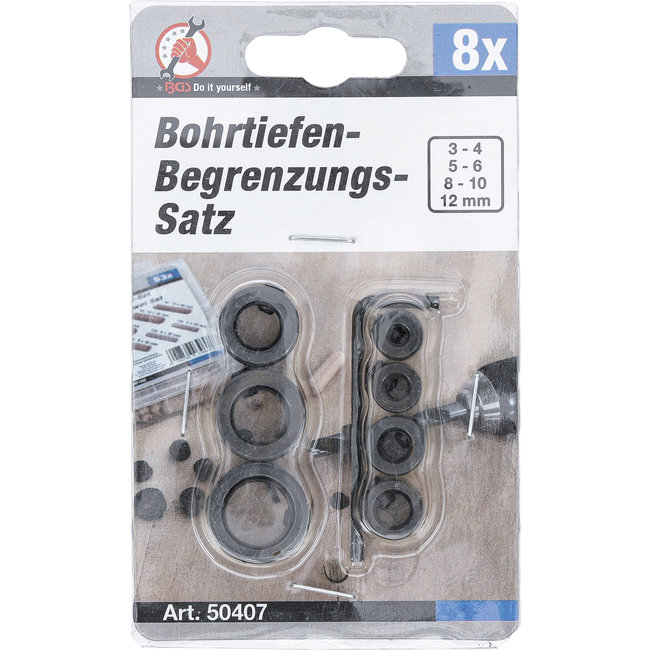BGS Boordiepte begrenzingsset 8 delig