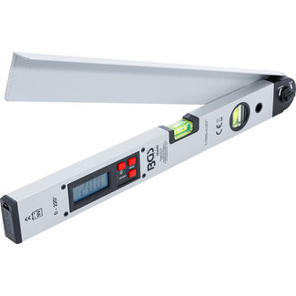 BGS technic Digitale LCD-hoekmeter digitaal met waterpas 450 mm