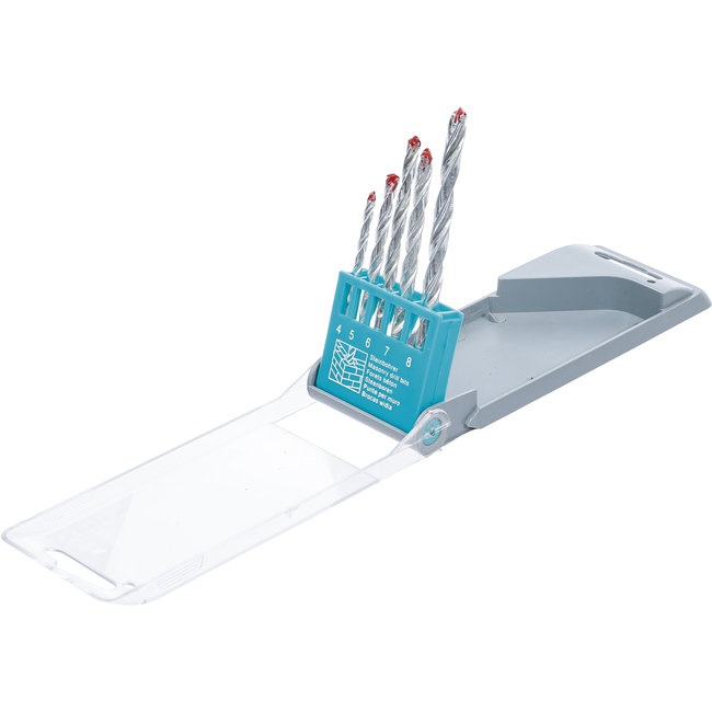 BGS Steenboorset 4 - 8 mm, 5 delig