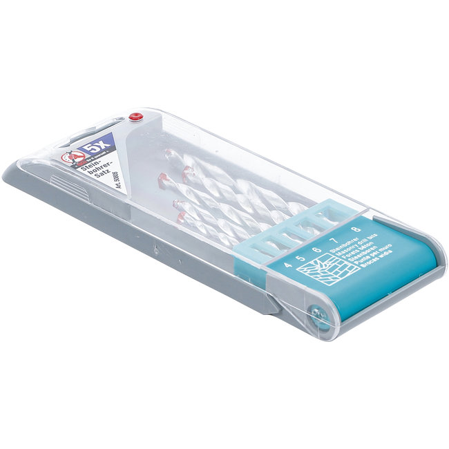 BGS Steenboorset 4 - 8 mm, 5 delig