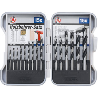 BGS Do it yourself Houtboorset 3 - 10 mm, 15 delig