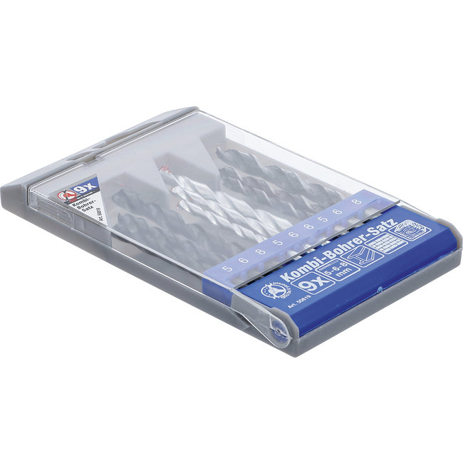 BGS Combi-borenset 5 - 8 mm, 9 delig