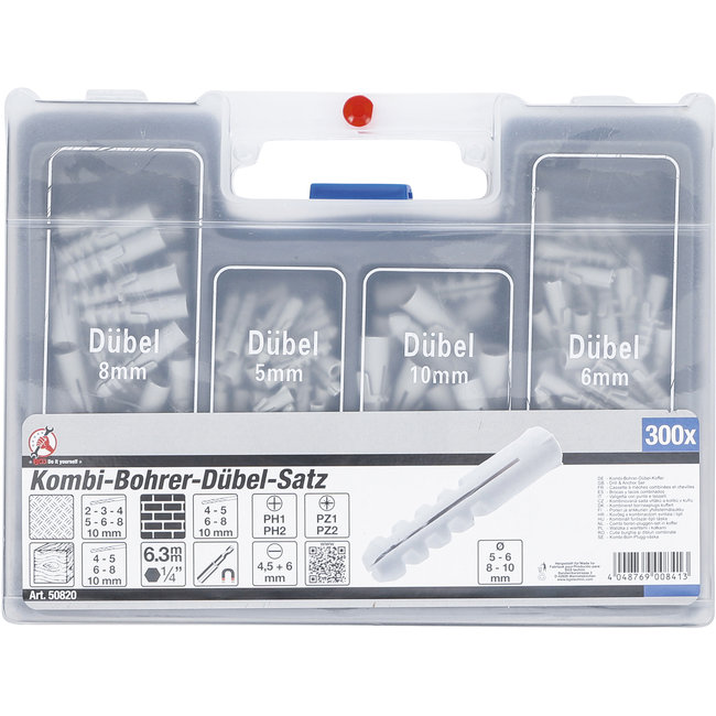 BGS Combiboor-pluggenset 300 delig